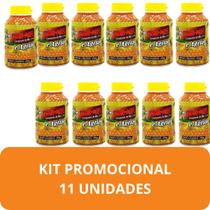 Composto Antigripal Farmel Mel, Ervas e Agrião 350g Kit Promocional 11 Unidades