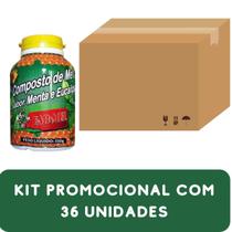 Composto Antigripal Farmel Mel Menta e Eucalipto 350g Kit Promocional 36 Unidades Composto Antigripal Farmel Mel Menta e Eucalipto 350g Kit Promocional 36 Unidades