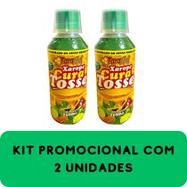 Composto Concentrado de Ervas Medicinais Faramel Cura Tosse Frasco 250ml Kit Promocional 2 Unidades
