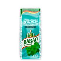 Composto de Erva Mate com Menta Barão 500g