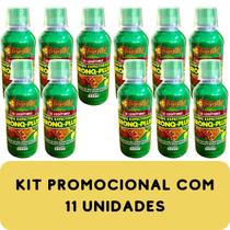 Composto de Mel Super Enriquecido com Plantas e Ervas Medicinais Faramel Bronq-Plus Frasco 250ml Kit Promocional 11 Unid