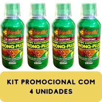 Composto de Mel Super Enriquecido com Plantas e Ervas Medicinais Faramel Bronq-Plus Frasco 250ml Kit Promocional 4 Unida