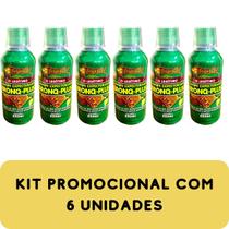 Composto de Mel Super Enriquecido com Plantas e Ervas Medicinais Faramel Bronq-Plus Frasco 250ml Kit Promocional 6 Unida