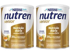 Composto Lácteo Nutren Sem Sabor Senior Integral - 740g 2 Unidades