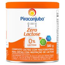 Composto Lácteo Zero Lactose Piracanjuba 380g Lata