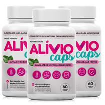 Composto Natural Para Menopausa 3 Potes 180 Cápsulas Promo - AlívioCaps