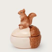 Compoteira esquilo - coleção de natal - luiz salvador