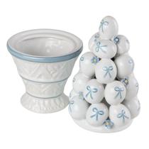 Compoteira Topiaria Páscoa Primavera Cerâmica Luiz Salvador Compoteira Topiaria Páscoa Primavera Cerâmica Luiz Salvador