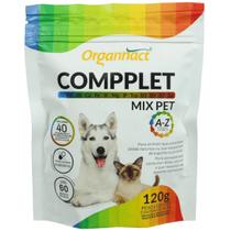 Compplet Mix Pet A-Z Tabs 120g Para Cães e Gatos Com 60 Tabletes - Organnact