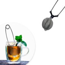 Compre agora e experimente a diferença de preparar chá com o Infusor de Chá Inox Coador Peneira Ervas! - Uny Gift