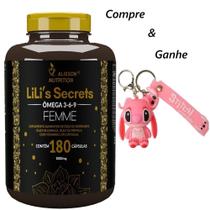 Compre Ganhe Chaveiro Omega Mulher 180 caps 3 6 9 Óleo Linhaça Borragem Primula Vitamina E