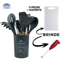 Compre Jogo Cozinha Utensílios Talheres Silicone 12 Peças