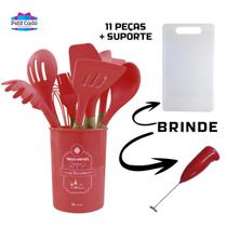 Compre Jogo Cozinha Utensílios Talheres Silicone 12 Peças