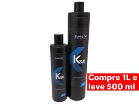 Compre um Shaving Gel de 1L e Leve de 500ml