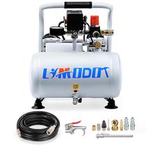 Compresor de Aire Limodot LJ1100K Tanque de Acero de 1 Galón, Sin Aceite, Ultra Silencioso 60dB
