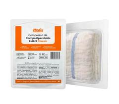 Compressa Campo Operatório 13G Eto 25cm x 28cm 5un Medix Kit com 5 pacotes