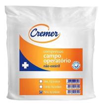 Compressa Campo Operatório Nídia 45x50cm 30g por Unidade Com 50 Unidades Cremer
