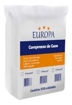 Compressa De Gaze 11 Fios1 Pacote C/ 500 Uniades - EUROPA