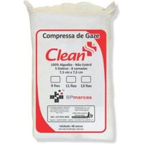 Compressa de gaze 13 fios Clean Compressa de gaze 13 fios Clean