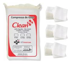 Compressa De Gaze Clean 11 Fios pacote com 500 Unidades Compressa De Gaze Clean 11 Fios pacote com 500 Unidades