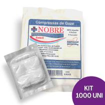 Compressa De Gaze ESTÉRIL 13 Fios Hidrófila 1000 Uni (100 pac c/ 10 gaze) Compressa De Gaze ESTÉRIL 13 Fios Hidrófila 1000 Uni (100 pac c/ 10 gaze)