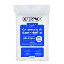 Compressa de Gaze Hidrófila Premium 1000 Unidades 440 Gramas