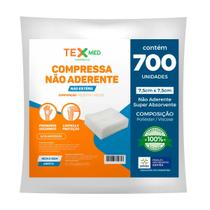 Compressa De Gaze Não Aderente 7,5cmX7,5cm Pct. 700 Gr