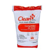 Compressa de Gaze não Estéril Clean 11 Fios 500 Un - SP Marcas Compressa de Gaze não Estéril Clean 11 Fios 500 Un - SP Marcas