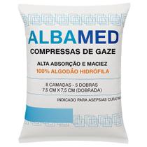 Compressa Gaze Curativo 09,11,13 Fios 100Algodão Pacote 500 unidades
