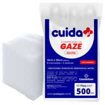 Compressa Gaze Não Estéril 11 Fios Cuida Mais 500 Unidades Compressa Gaze Não Estéril 11 Fios Cuida Mais 500 Unidades