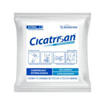 Compressa Não Aderente Estéril Cicatrisan 40 Env (400 Unid) Compressa Não Aderente Estéril Cicatrisan 40 Env (400 Unid)