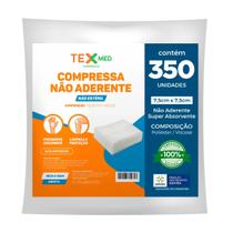 Compressa Não Aderente Texmed 7,5x7,5cm Pct. 350g 350 Unid