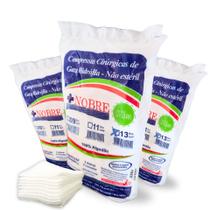 Compressas De Gazes 13 Fios Hidrófila Não Esteril 720g C/ 3 Unidades Compressas De Gazes 13 Fios Hidrófila Não Esteril 720g C/ 3 Unidades