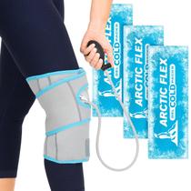 Compression Knee Ice Wrap Vive reutilizável com bomba de ar quente/fria