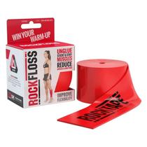 Compression Muscle Recovery Tack Mobility Band Rocktape RockFloss 2 Red