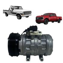 COMPRESSOR 10P15 FORD F250 / F350 / F4000 MOTOR MWM / L200 OUTDOOR POLIA 6PK 12V Única