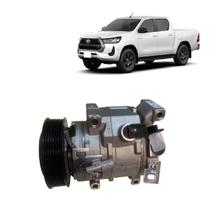 Compressor 10sre15c Toyota Hilux 2.7 Flex Sr/srv 2017 A 2021 Compressor 10sre15c Toyota Hilux 2.7 Flex Sr/srv 2017 A 2021