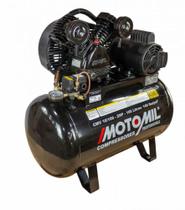 Compressor 140lbs 2HP Monofásico 110/220V 100L CMV-10/100 Motomil