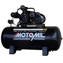 Compressor 15 Pés 3 Horse Power 175 Litros 3 Pistões CMW com Motor Mono MOTOMIL