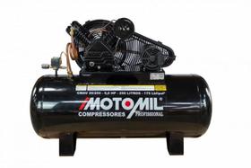 Compressor 175lbs 5HP Trifásico 220/380V CMAV-20/250 Motomil
