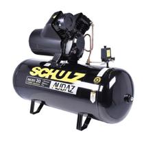 Compressor 20,0/200l 05,0cv 175lbf com chave partida schulz audaz mcsv20/200 tr-cc