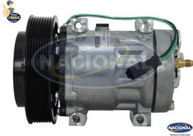 Compressor 7h15 24v denso pa carregadeira caterpillar 924 938g trator esteira d8n - yn437190-0662rc oem 1630872 Compressor 7h15 24v denso pa carregadeira caterpillar 924 938g trator esteira d8n - yn437190-0662rc oem 1630872