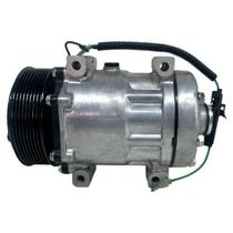 Compressor 7h15 4 passantes c/ressalto polia 8pk 119mm 24v