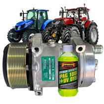 Compressor 7h15 6020 Compatível Com New Holland T7 Original Compressor 7h15 6020 Compatível Com New Holland T7 Original