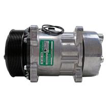 Compressor 7h15 8 orelhas 8pk saida vert. rosca 8/10 perfil alto 12v Compressor 7h15 8 orelhas 8pk saida vert. rosca 8/10 perfil alto 12v