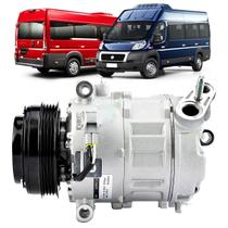 Compressor 7sbh17c Fiat Ducato 2019 Motor 2.3 Polia 4pk