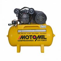 Compressor Air Power Monofásico 220V CMV-10PL/100A Motomil