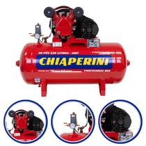 Compressor Ar 10 Pés 110 Litros 2Hp Chiaperini Red Profissional Trifásico 140 Libras 10 Pcm 110L Weg