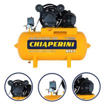 Compressor Ar 10 Pés 70 Litros 2Hp Chiaperini Profissional 140 Libras 10 Pcm Trifásico Rex.T Weg 2cv
