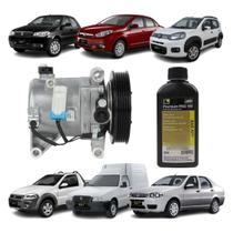 Compressor Ar 12v Fiat Strada Fire 1.4 2004 2005 2006 2007 2008 a 2012 2013 2014 2015